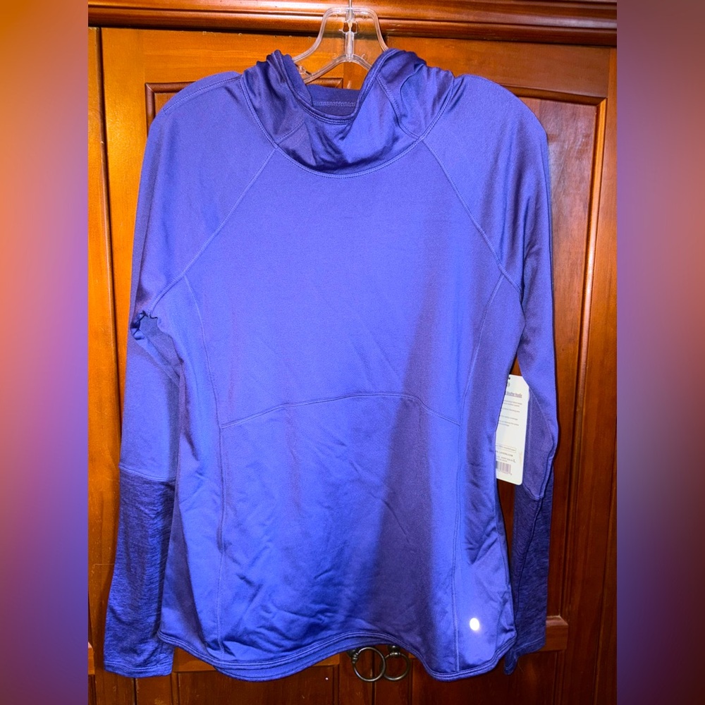 Layer 8 Deep Blue‎ Hooded Top #1453